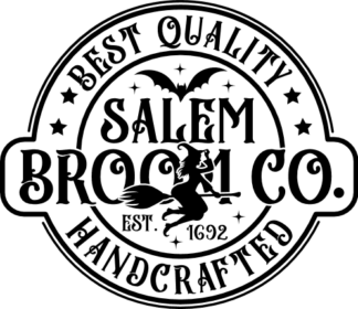 Salem broom co, Est 1692, Halloween vibes - free svg file for members