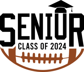 Football lover tshirt design, Senior class of 2024 - free svg file for members