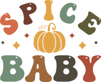 Spice baby, fall tshirt design - free svg file for members
