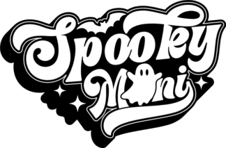 Spooky mini, Halloween tshirt design - free svg file for members