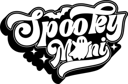 Spooky mini, Halloween tshirt design - free svg file for members