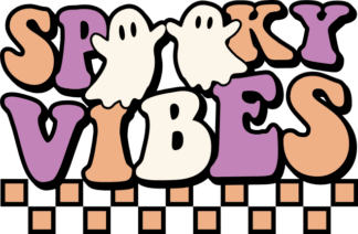 Spooky vibes, Halloween sweatshirt design - free svg file for members