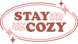 Fall tshirt design, Stay Cozy, leopard skin - free svg file for members