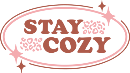 Fall tshirt design, Stay Cozy, leopard skin - free svg file for members