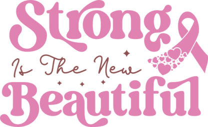 Strong is the new beautiful, awareness tshirt design - free svg file for members