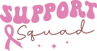 Support squad, cancer awareness tshirt design - free svg file for members
