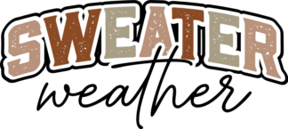 Sweater weather, hoodie design - free svg file for members