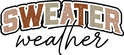 Sweater weather, hoodie design - free svg file for members