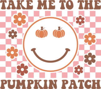 Take me to the pumpkin patch, emoji, fall tshirt design - free svg file for members