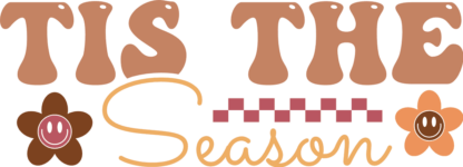 Tis the season, trendy fall hoodie design - free svg file for members