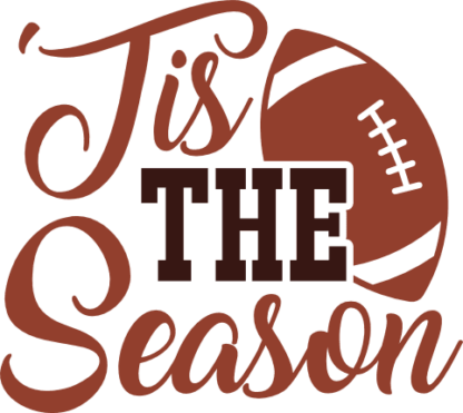 Tis the season, football day tshirt design - free svg file for members