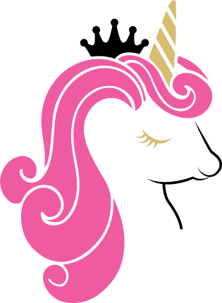 Cute Unicorn clipart image - free svg file for members