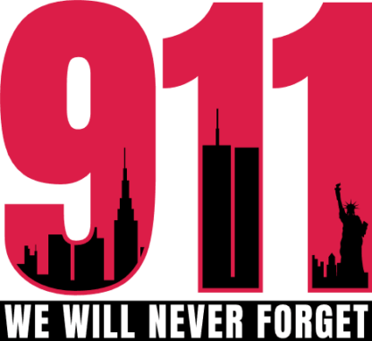 We will never forget 911, Memorial day tshirt design - free svg file for members