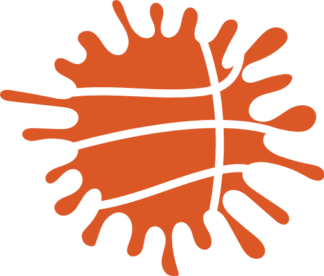 Spot shape basketball ball, clipart image - free svg file for members