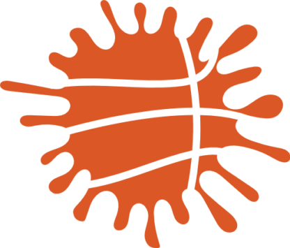 Spot shape basketball ball, clipart image - free svg file for members