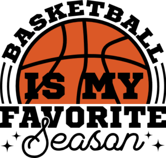 Basketball is my favorite season, NBA tshirt design - free svg file for members