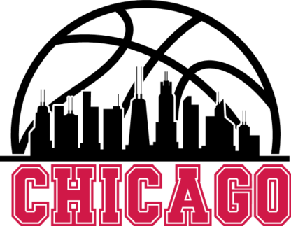Chicago bulls team fan tshirt design, NBA basketball - free svg file for members