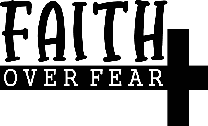 Faith over fear, cross, Christians sweatshirt design - free svg file ...
