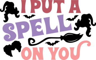 I put a spell on you, Halloween tshirt design - free svg file for members