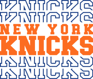 New York Knicks, echo stacked text, NBA fan sweatshirt design - free svg file for members