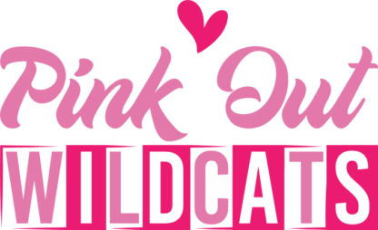 Pink out wildcats, breast cancer awareness tshirt design - free svg file for members