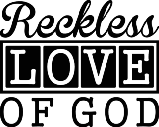Christians tshirt design, Reckless love of God - free svg file for members