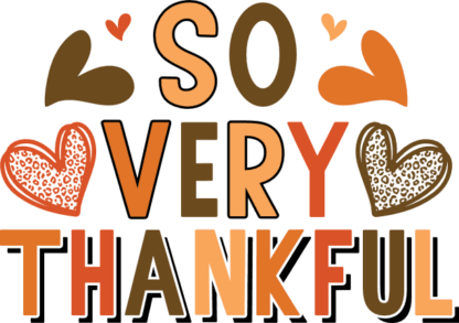 So very thankful, leopard skin, thanksgiving day sweatshirt design - free svg file for members