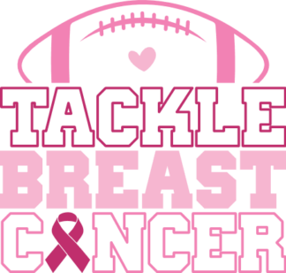 Tackle breast cancer, awareness month tshirt design - free svg file for members
