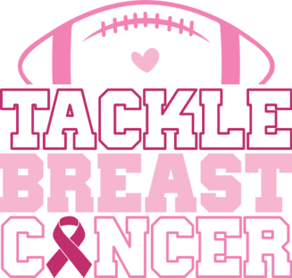 Tackle breast cancer, awareness month tshirt design - free svg file for members