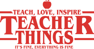 Teacher things, teach, love, inspire, gift for teacher, mug design - free svg file for members