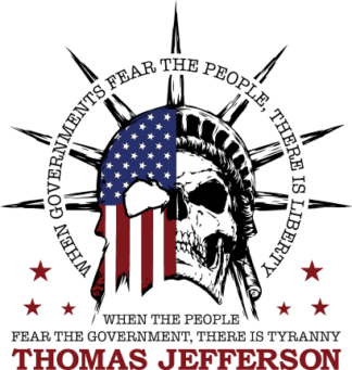 When the government fear the people, there is liberty, Thomas Jefferson sayings - free svg file for members