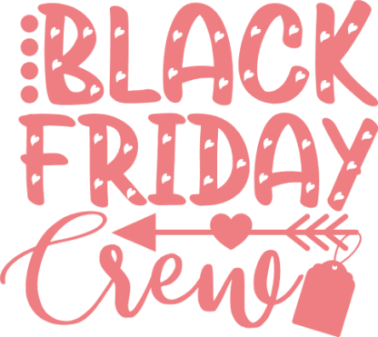 Sweatshirt design, Black friday crew - free svg file for members