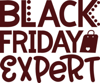 Black friday expert, tote bag design - free svg file for members