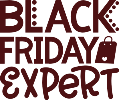 Black friday expert, tote bag design - free svg file for members