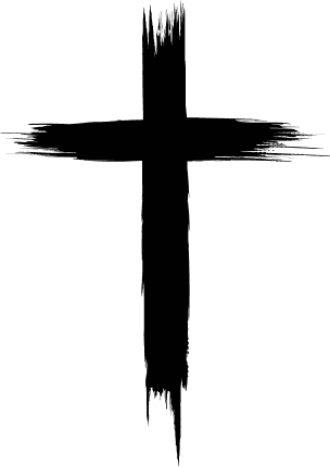Distressed Christians Cross silhouette, religious decor - free svg file ...
