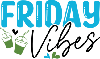 Friday vibes, funny black friday tumbler sticker - free svg file for members