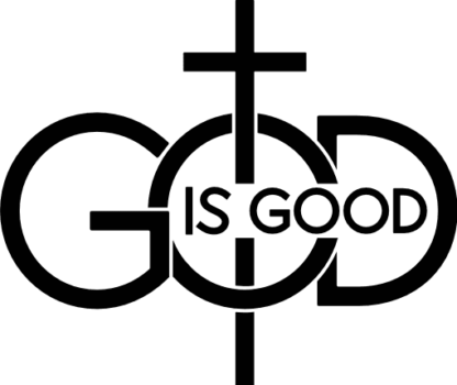 God is good, Christians cross, tshirt design - free svg file for members