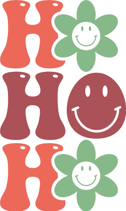 Hohoho sign, Christmas sweatshirt design - free svg file for members