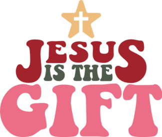 Jesus is the gift, Christmas hoodie design - free svg file for members