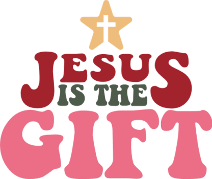 Jesus is the gift, Christmas hoodie design - free svg file for members