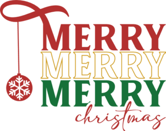 Merry Christmas, echo stacked text, sweatshirt design - free svg file for members