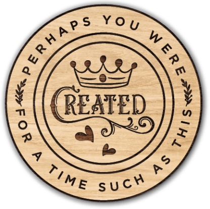 Perhaps you were created for a time such as this, Christians quotes - free svg file for members