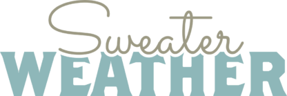 Sweater weather, winter season sweatshirt design - free svg file for members