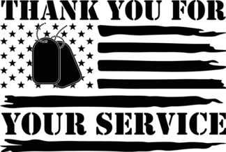 Thank you for your service, USA tattered flag, veterans day tshirt design - free svg file for members