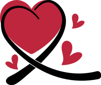 Hearts clipart image, valentine's day - free svg file for members
