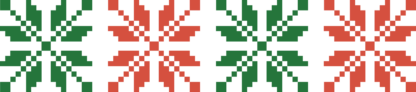 Christmas Ugly sweater pixelated pattern design - free svg file for members