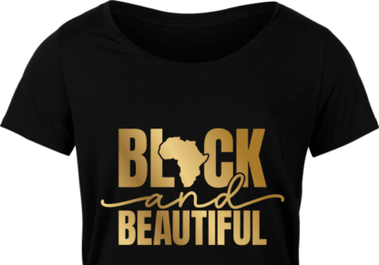Black and beautiful free svg file for members, black history month svg for tshirt