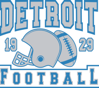 Detroit football free svg file for members, American football team mascot svg for t-shirt
