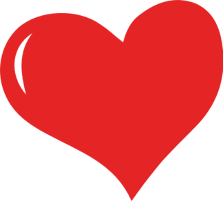 Crooked  shape heart free svg file for members, valentine's day decor