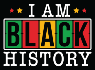 I'm black history free svg file for members, black history month svg for sweatshirt